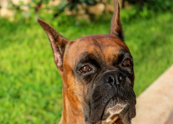 boxer with medium crop