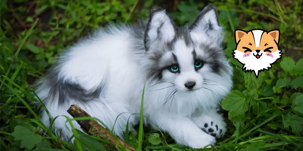 The Canadian Marble Fox close up photo