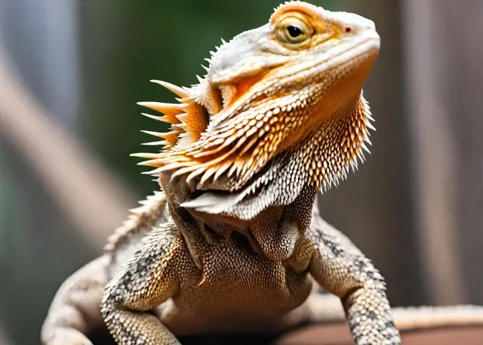 bearded dragon close up image