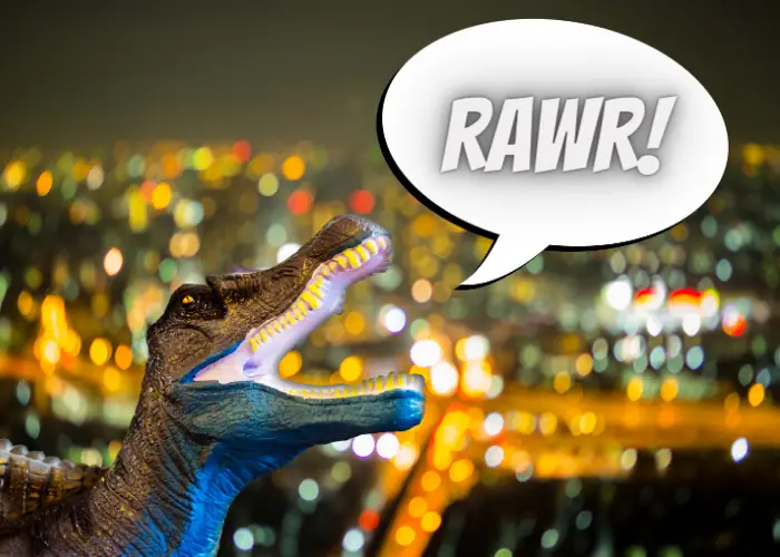 veliceraptor saying RAWR